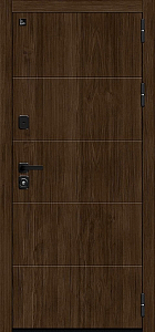 Товар Дверь Глори/SBlack Pecan/White Shell BR6492