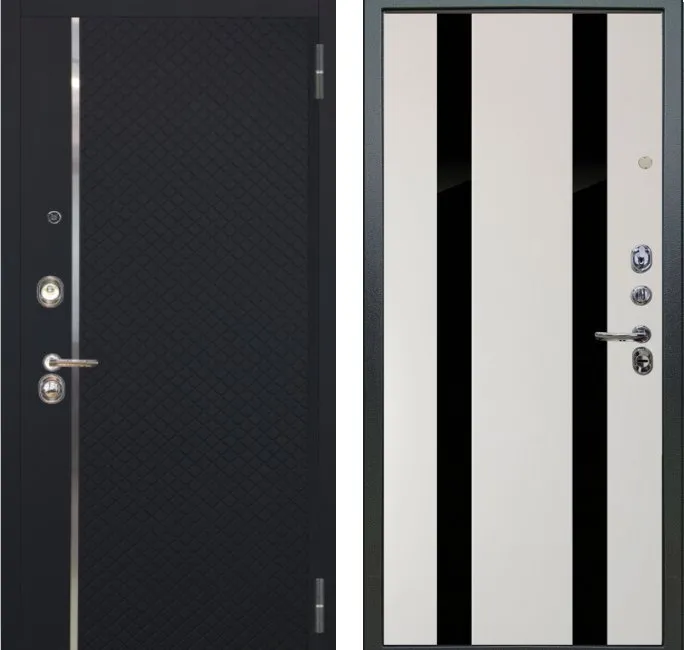 Фото Дверь Аргус ЛЮКС 3К Лия-черный-софт  Антик серебро DIS006854